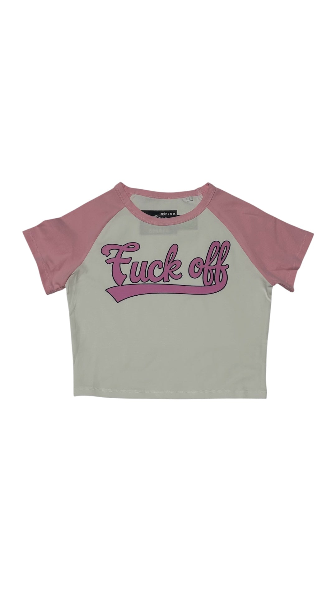 F*CK OFF BABY TEE PINK