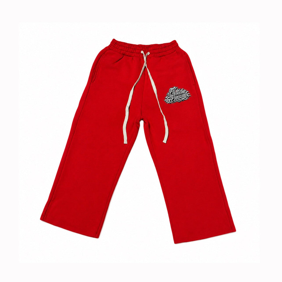 RED 3/4 SHORTS